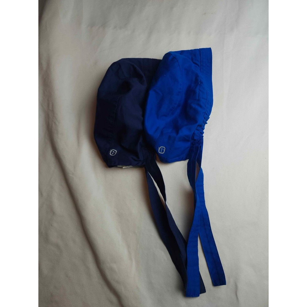 WonderWink WonderWORK Scrub Cap Set of 2 Navy Royal Blue Unisex OS